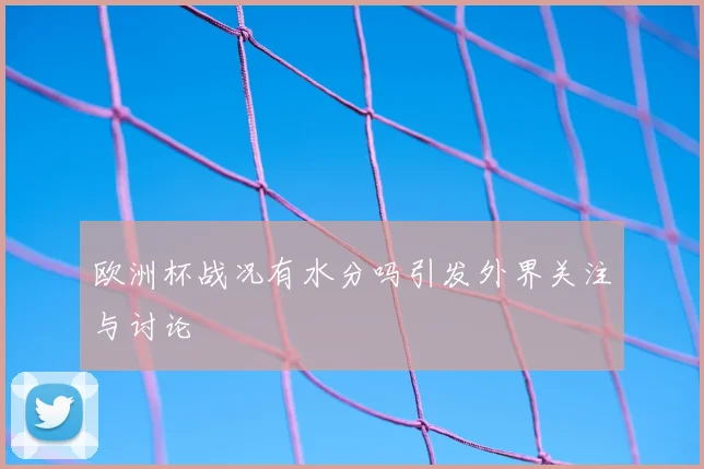 欧洲杯战况有水分吗引发外界关注与讨论