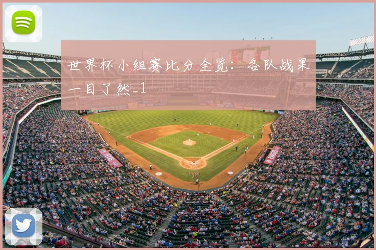 世界杯小组赛比分全览：各队战果一目了然_1
